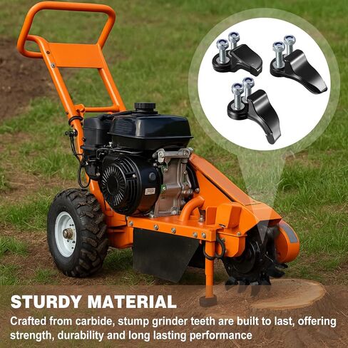 مجموعة Lasnten من 9 كربيد عالي السرعة قطع الأسنان متوافقة مع Power King Stump Grinder Model PK0803 متوافق مع DK2 Stump Grinder Model OPG777 in Saudi Arabia