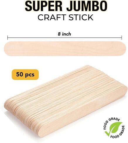 Apremont 300 Pcs Mini Natural Wooden Food Grade Craft Sticks - Ice Cream Stick - Popsicle - 3.5 inch Length - Suit Crafting, Stirring, Paddle, Waxing, Small Ice Pop Stick for DIY Kids Popcicle in Saudi Arabia