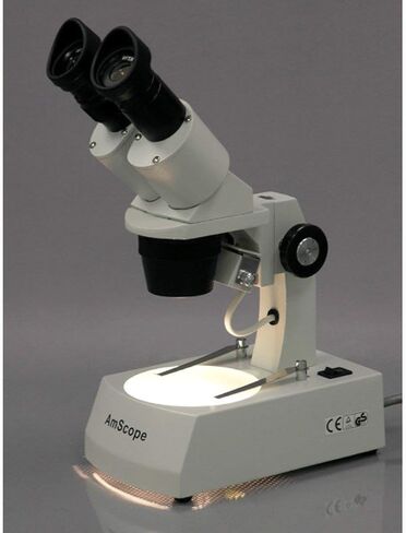 AMSCOPE SE305R-AZ-E2 المجهر المجهر الرقمي المثبت على الأمام ، و WF10X و WF20X العدسة ، وتكبير 10x/20x/30x/60x ، و 1x و 3x أهداف ، ومصدر مصباح الهالوجين العلوي والسفلي ، وموقف الذراع ، 120 فولت ، 2MP ، 2MP كاميرا وبرمجيات in Saudi Arabia