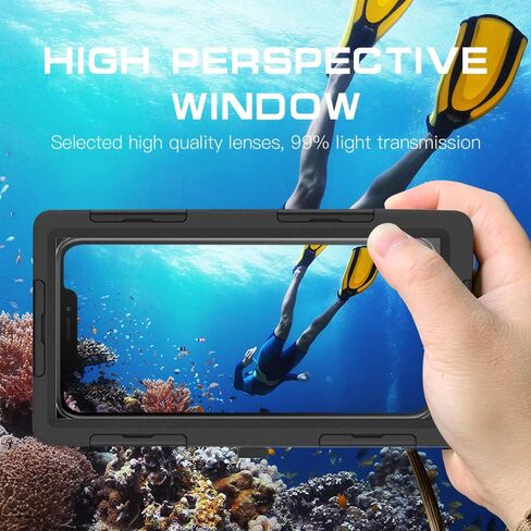 Apple Galaxy Underwater Case, Waterproof Housing Case for Apple and Galaxy, 50ft Diving Cover for Take Pics and Vedios, in Saudi Arabia