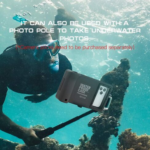 Apple Galaxy Underwater Case, Waterproof Housing Case for Apple and Galaxy, 50ft Diving Cover for Take Pics and Vedios, in Saudi Arabia