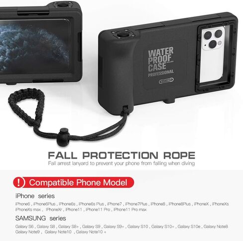 Apple Galaxy Underwater Case, Waterproof Housing Case for Apple and Galaxy, 50ft Diving Cover for Take Pics and Vedios, in Saudi Arabia