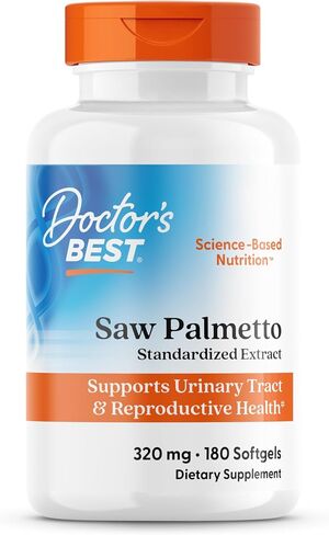 Doctor's Best Saw Palmetto 320 Mg Softgels, 180 Count in Saudi Arabia