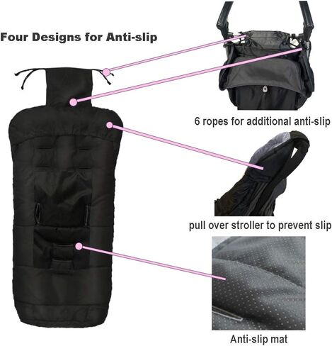 Cozy Toe Winter Tour Waterproof Sleep Sack for Toddlers,Universal Footmuff for Stroller,Multi-Functional Stroller Bunting Bag Blanket,6-36M Baby Use in Saudi Arabia