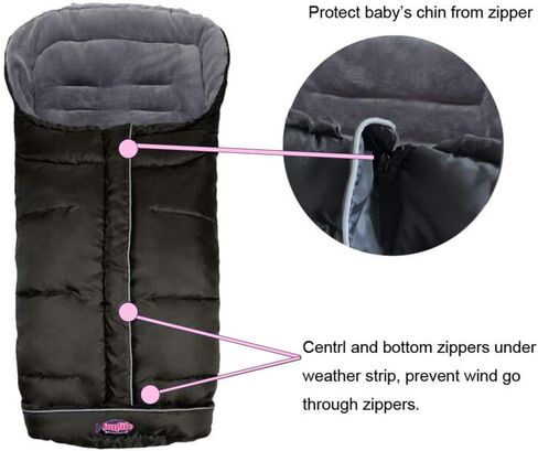 Cozy Toe Winter Tour Waterproof Sleep Sack for Toddlers,Universal Footmuff for Stroller,Multi-Functional Stroller Bunting Bag Blanket,6-36M Baby Use in Saudi Arabia