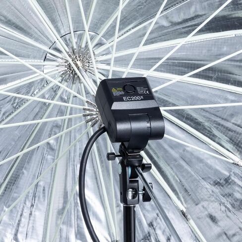 Godox EC200 II Extension Flash Head لـ Godox Ad200Pro II Flash ، 200W Extender مع 2M تمديد كابل ، حذاء بارد معدني ، ملحق فلاش الكاميرا المحمول ، للتصوير في الهواء الطلق/داخلي in Saudi Arabia