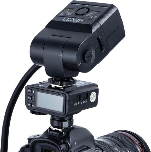 Godox EC200 II Extension Flash Head لـ Godox Ad200Pro II Flash ، 200W Extender مع 2M تمديد كابل ، حذاء بارد معدني ، ملحق فلاش الكاميرا المحمول ، للتصوير في الهواء الطلق/داخلي in Saudi Arabia