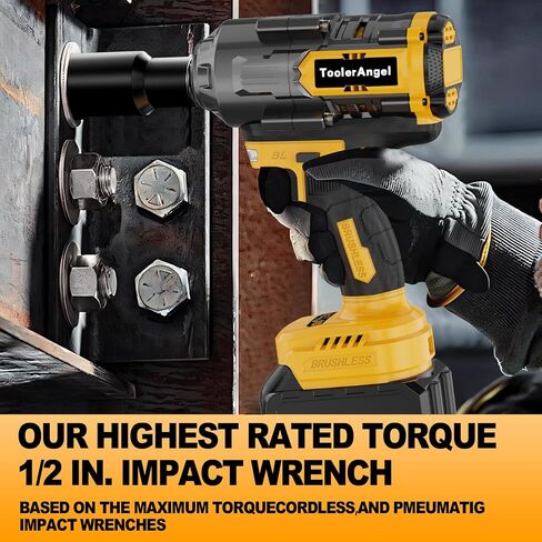 مفتاح التأثير اللاسلكي 1/2 بوصة لبطارية Makita 20V ، 1180 قدمًا مسدس عزم الدوران عالي العزم مع بطارية 1 × 8.0AH ， 6x مآخذ مفتاح وجع ， 3 × دبابيس ، 3 X O الحلقات in Saudi Arabia