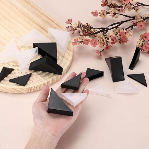 uxcell 60Pcs Triangle Glass Corner Protector, 0.12 x 1.38 Inch Plastic Glass Table Corner Protector Transport Corner Guard for Glass, Ceramics, Wood, and Steel(Right Angle, Clear) in Saudi Arabia