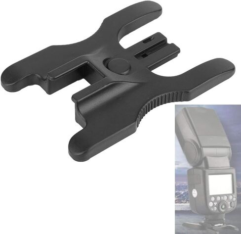 Camera Flash Stand, Camera Flash Brackets, 3 in 1 Universal Dual Hot Shoes Flash Lamp Mount Holder Bracket for Flash Speedlight Camera in Kuwait