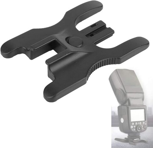 Camera Flash Stand, Camera Flash Brackets, 3 in 1 Universal Dual Hot Shoes Flash Lamp Mount Holder Bracket for Flash Speedlight Camera in Kuwait