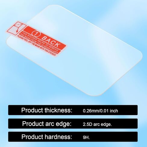 3pcs Screen Protector for Insta360 GO 3S, 0.26mm 9H Hardness Tempered Glass Film Anti-Scratch Anti-Bubble HD Clear Screen Protector Camera Accessories in Saudi Arabia