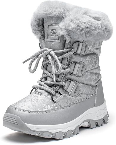 Hobibear Women's Snow Boots Winter Outdoor Faux Fur مبطنة in Saudi Arabia