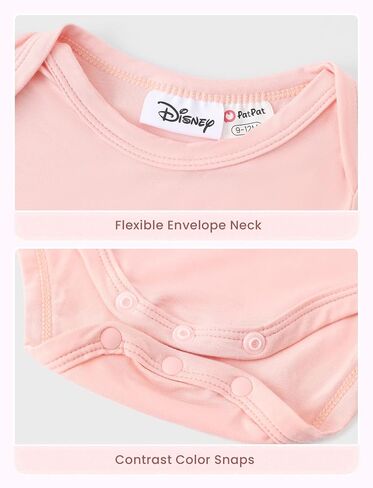 Disney Marvel Stitch Princess Ariel Mickey & Minnie 3 Pack Infant Newborn Bodysuits Soft Bamboo Viscose Baby Clothes in Saudi Arabia