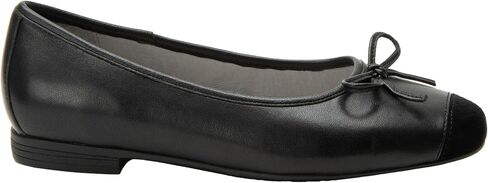 Alegria Women's Talya Bow Tie Ballet Leather Flats with Cap Toe in Saudi Arabia