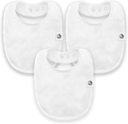Baby Bibs for Boys & Girls - القطن العضوي ، سال لعابهات وامسدة للغاية مع اللقطات القابلة للتعديل - 3 عبوات in Kuwait
