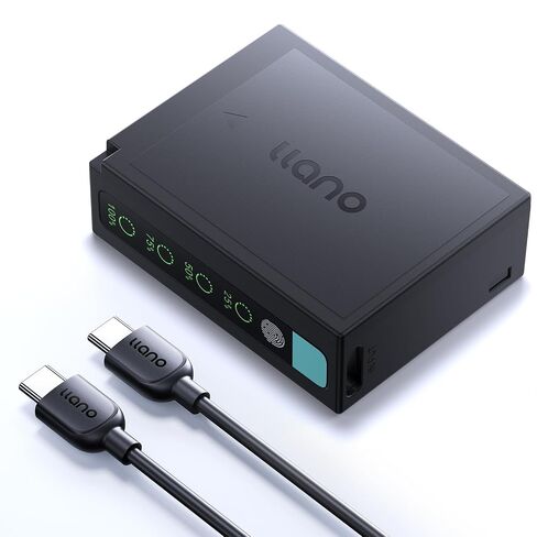 llano Aurora NP-W126 NP-W126S Batteries 1050mAh for Fujifilm X100VI XM5 XT30II XT20 XT3 XE5 X100V X100F XE4 XT50 XS10 Camera,USB-C Rechargeable Battery,Fingerprint LED Display,Fully Decoded (2 Pack) in Saudi Arabia