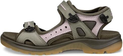 Ecco Women's Yucatan Sport Sandal ، Vetiver/Violet Ice/Tarmac Nubuck ، 10-10.5 in Kuwait