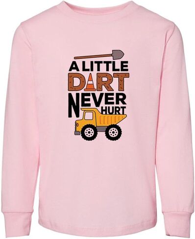 A Little Dirt Never Hurt Toddler Kids Long Sleeve T-Shirt in Saudi Arabia