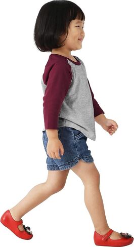 Ma Croix Infants & Juniors 3/4 Raglan Sleeve Baseball Shirt Slim Comfort Fit Jersey Kids Toddlers Tee in Kuwait