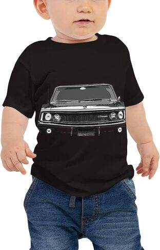 1968 Charger Vintage Muscle Car Baby Jersey Short Sleeve Tee in Saudi Arabia