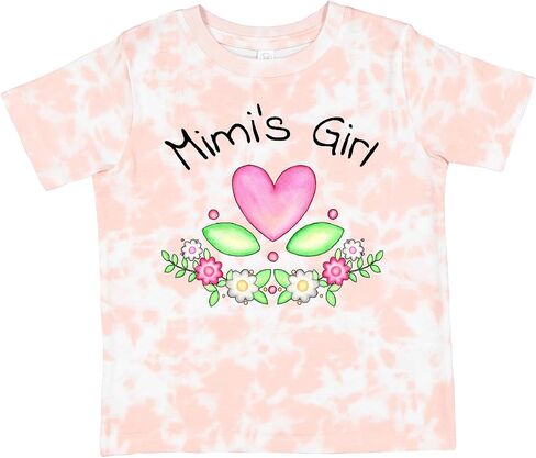 inktastic Mimi's Girl- Heart Flowers Toddler T-Shirt in Saudi Arabia