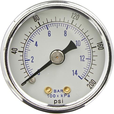 Gauge Heavy 0-200 PSI متوافق مع Campbell Hausfeld GR001900AJ GA016101AJ GA016101AV in Saudi Arabia