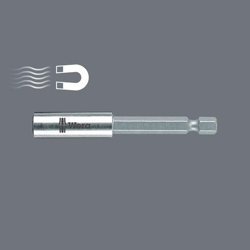 Wera - 5053455001 Hexagon 899/4/1 Stainless Steel Sleeve, Universal Bit Holder 1/4" x 75mm in Saudi Arabia
