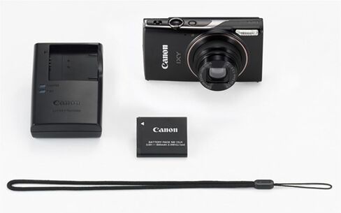 Canon PowerShot Ixy 650 (ELPH 360) HS Digital Camera + 64GB الذاكرة + POCKENT SOMPORMENT SOPPORMENT + More (حزمة القيمة) (متجددة) in Saudi Arabia