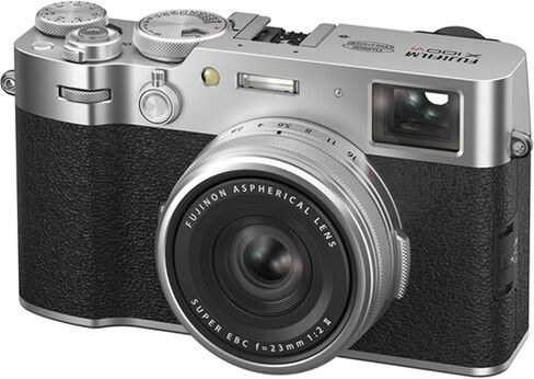 الكاميرا الرقمية Fujifilm X100VI (Silver) + 64 جيجابايت من الذاكرة + حزمة برامج الاستقرار + أكثر (حزمة القيمة) in Saudi Arabia