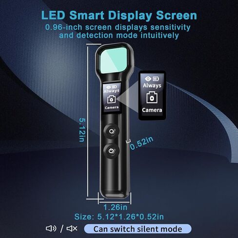 Hidden Camera Detectors - Camera Detector - Anti Spy Camera Detector - Car GPS Tracker Detector Bug Detector & Portable Camera Finder Hidden Device Detector for Car,Home,Hotel,Office,Travel,Bathroom in Saudi Arabia