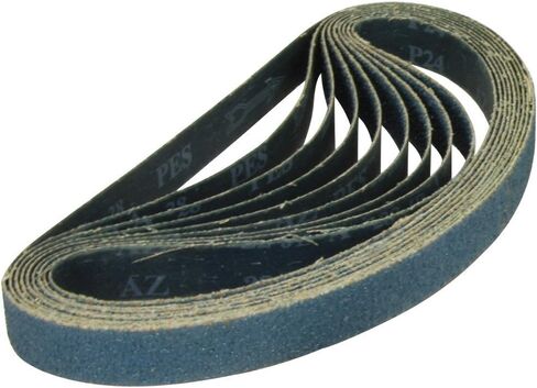 1 1/2" X 30" (40 X 760 MM) 110 PIECES Zirconia Sanding Belt Grit 60-320 for pipe tube polisher grinder sander to applications: wood/aluminum/non-ferrous metal/plastic/fiber glass in Saudi Arabia