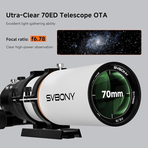 SVBONY SV260 2" Telescope Filter with SV503 Refractor Telescope with Built-in Field Flattener in Saudi Arabia