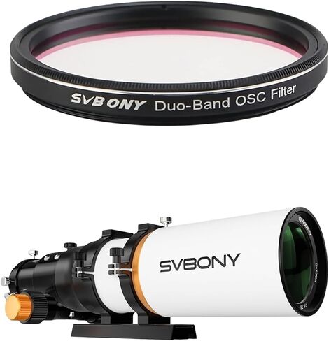 SVBONY SV220 Dual-Band Nebula Filter with SV503 70mm Refractor Telescope with Built-in Field Flattener in Saudi Arabia