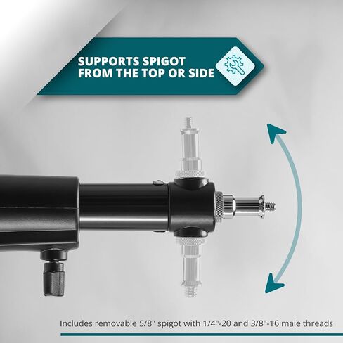 Flashpoint Wall-Mounted Boom Arm, 2.5-4.4' in Saudi Arabia