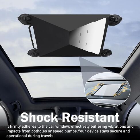 Starlink Mini Car Mount Protect Silicone Case for Starlink Mini with Suction Cup 2-in-1 Roof Mount Cover for Sunroof Window RV in Saudi Arabia