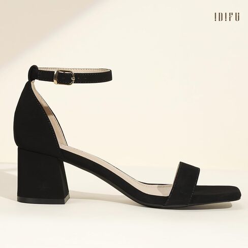 idifu in2 chunky cheels blick low low square square open tee heel sandals strap strap small shice shice bress shoes for women wedding prom summer summer complic in Kuwait
