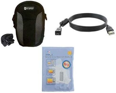 Syenrgy Digital Camera Accessory Kit Works with Canon Powershot A2300 Digital Camera includes: SDC-21 Case, USB4PIN USB Cable, ZELCKSG Care & Cleaning in Saudi Arabia