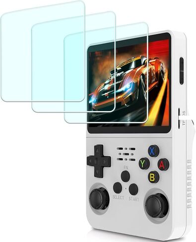 Screen Protector for Data Frog R36S Game Console (for Accessories), 0.3mm High Definition 9H Hardness Optical LCD Premium Glass Protective Cover [3 Pcs] in Saudi Arabia