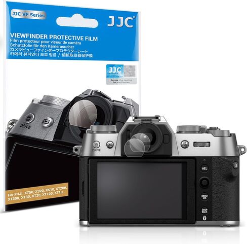 Kiorafoto 2PCS Viewfinder EVF Screen Protector for Fujifilm Fuji XT50 X-T50 XS20 X-S20 XS10 X-S10 X-T30II X-T30 II XT200 XT100 XT30 XT20 XT10, Anti-Scratch Anti-Fingerprint 3H Clear Protector Film in Saudi Arabia