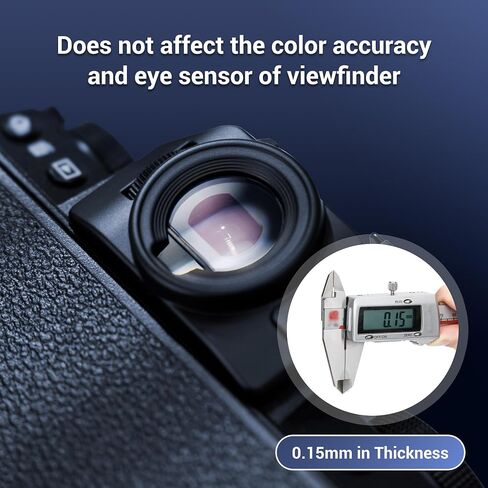 Kiorafoto 2PCS Viewfinder EVF Screen Protector for Fujifilm Fuji XT50 X-T50 XS20 X-S20 XS10 X-S10 X-T30II X-T30 II XT200 XT100 XT30 XT20 XT10, Anti-Scratch Anti-Fingerprint 3H Clear Protector Film in Saudi Arabia