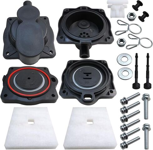 60/80 Air Pump Rebuild مجموعة كاملة مع التبديل الأبيض لـ Hoot Troy Air H365 ، H450 ، H500 ، LA500 ، LAR500 ، H600 بواسطة YTXXDEUS in Saudi Arabia