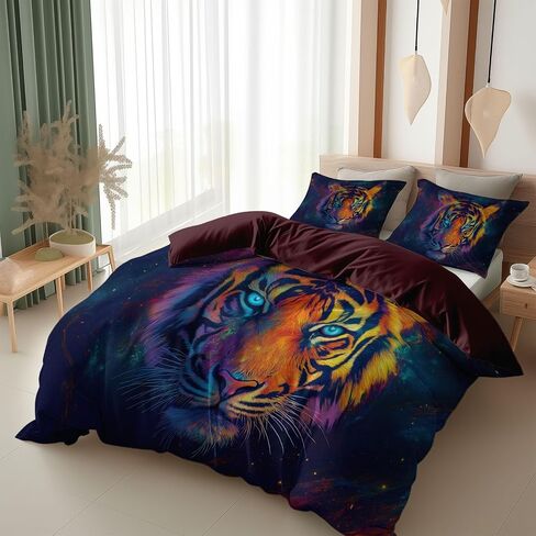 2PCS Duvet Cover Set Toddler, 1 Microfiber Duvet Cover and 1 Pillowcase, Country Animal Sheep Bedding for Kids Girls Boys and Teens, Corner Ties and Zipper in Saudi Arabia