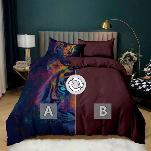 2PCS Duvet Cover Set Toddler, 1 Microfiber Duvet Cover and 1 Pillowcase, Country Animal Sheep Bedding for Kids Girls Boys and Teens, Corner Ties and Zipper in Saudi Arabia