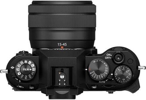 FUJIFILM X-T50 Mirrorless Camera with 15-45mm Lens (Black) Bundle, Includes: SanDisk 128GB Extreme PRO Memory Card, Spare Battery and More (6 Items) in Saudi Arabia