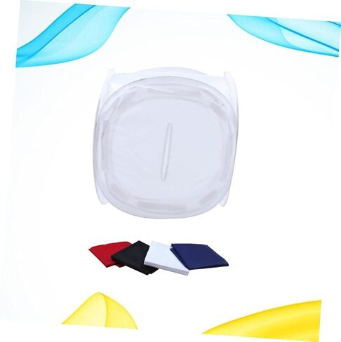 Mikikit 1 PC Portable Folding Photography Booth with Color Backgrounds Easy to Install and Lightweight Photo Studio Shooting Tent for Photo Results in Saudi Arabia