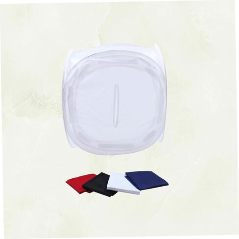 Mikikit 1 PC Portable Folding Photography Booth with Color Backgrounds Easy to Install and Lightweight Photo Studio Shooting Tent for Photo Results in Saudi Arabia