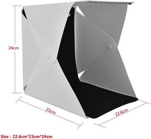 Mini Photo Studio Light Box, Photo Tent Kit, Portable Folding Photography Light Tent with 4 Colors Backgrounds in Saudi Arabia