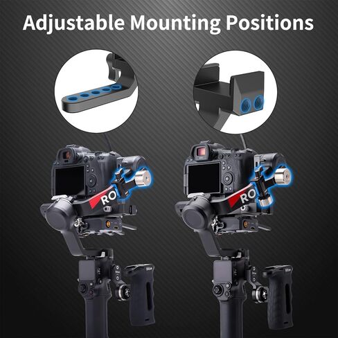 مجموعة ثقل الموازنة Nitze متوافقة مع DJI RS 4 Pro/ Rs 4/ Rs 3 Pro/ Rs 3/ RSC 2/ RS 2 ، مع المشبك المتصاعد و 50 جم/ 100 جرام الموازن - N28 -S4 in Saudi Arabia