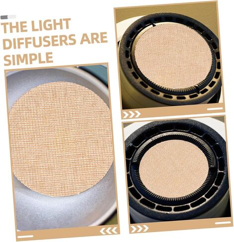 NUOBESTY 2pcs Lamp Shade Diffuser Glare Light Cover for Eye Protection Fire Resistant Soft Light Ceiling and Pendant Spotlight Diffusers for Friendly Warm Lighting in Saudi Arabia
